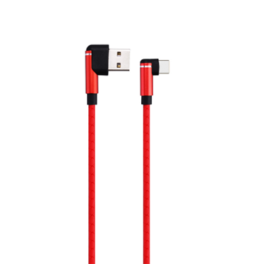 直角C型USB电缆快速充电器电缆USB C型延长电缆